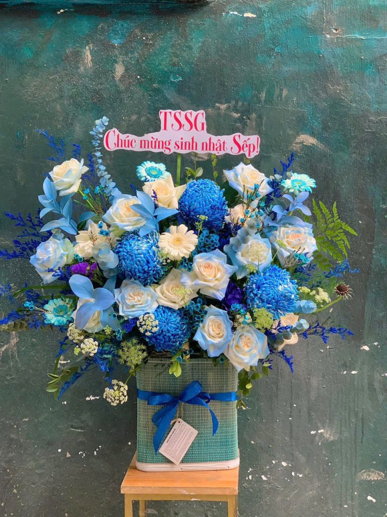 hoa sinh nhật Hà Đông