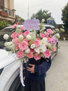 hoa sinh nhật Ba Đình